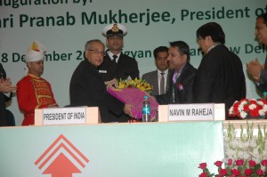President at NAREDCO, Pranab Mukherjee, India real estate news, Indian realty news, Property new, Home, Policy Advocacy, Activism, Mall, Retail, Office space, SEZ, IT/ITeS, Residential, Commercial, Hospitality, Project, Location, Regulation, FDI, Taxation, Investment, Banking, Property Management, Ravi Sinha, Track2Media, Track2Realty